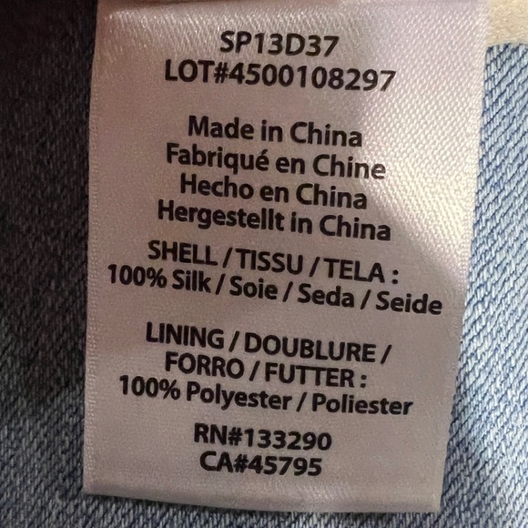 Rachel Zoe size 6 Ines Silk sheath dress with tiered sleeve and skirt - Picture 15 of 15